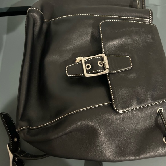 Vintage Coach Legacy drawstring backpack w/ COA - Picture 8 of 9